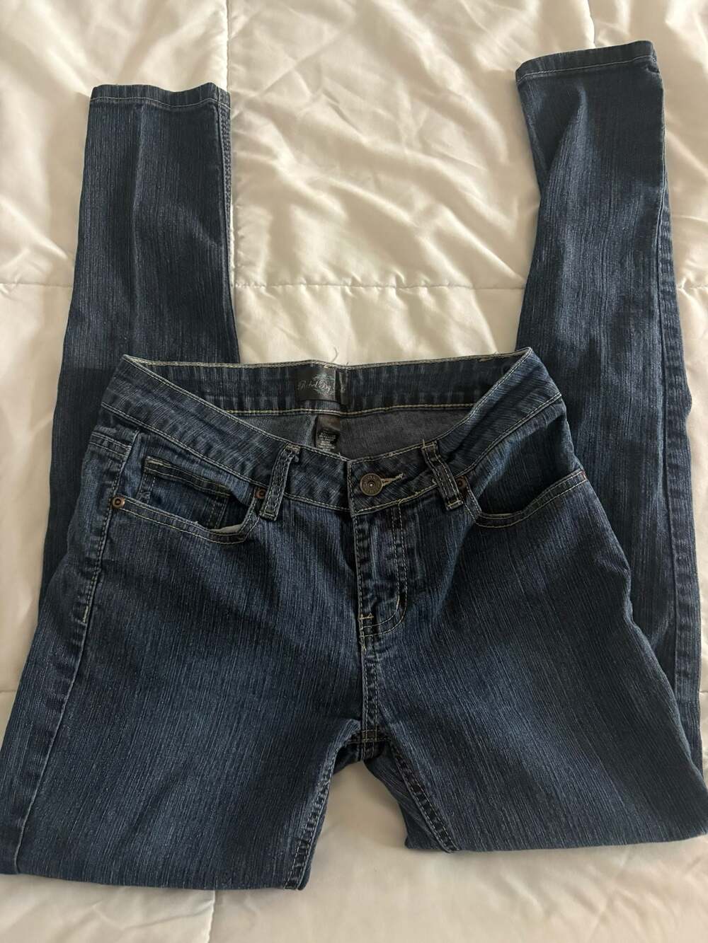 Rebel By Right Women's Dark Wash Slim Fit Jeans